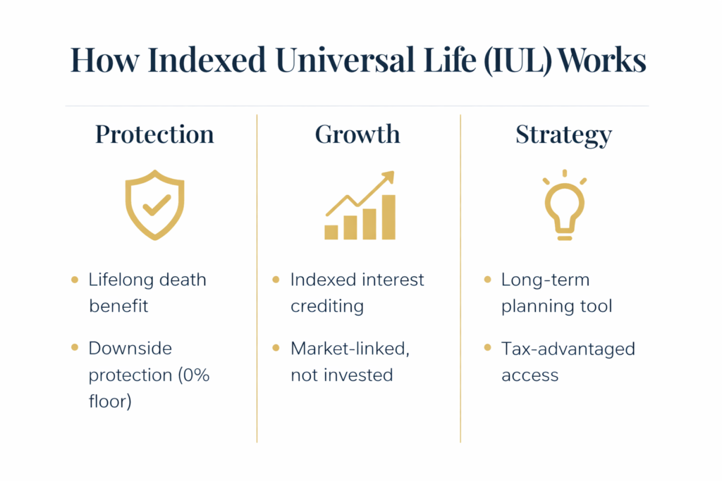 How Indexed Universal Life (IUL) insurance works – protection, growth, and strategy